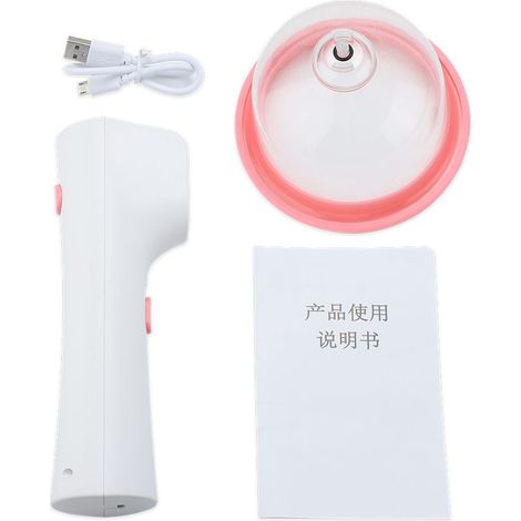 Lot de ventouses électriques pour massage des seins, stimulateur de poitrine, développeur de buste, soin des mamelons (1/5)