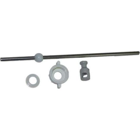 Valentin – Tirette horizontale pour lavabo – Raccord de robinetterie avec joint – Longueur 190 mm – Fixation facile