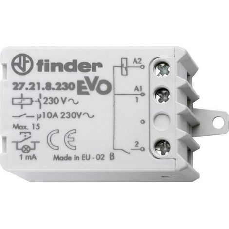 Rele' commutatore ad impulsi elettronico FINDER 27258230 con condensatore