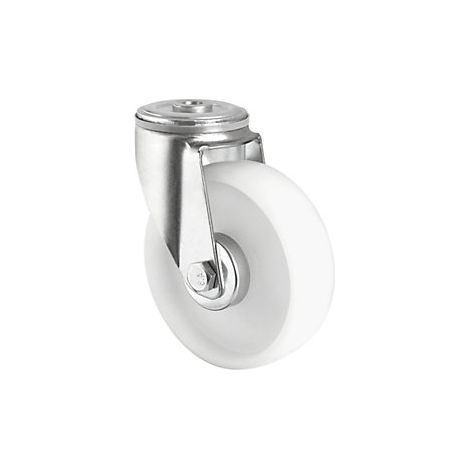 CASCOO Rückenlochlenkrolle ø 125 mm Serie N0N0 Rollenlager