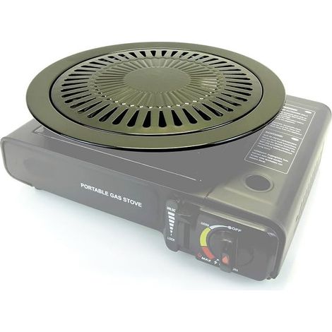 Plaque de cuisson et grille barbecue multifonction, accessoire pour grill gaz et camping extérieur (1/3)