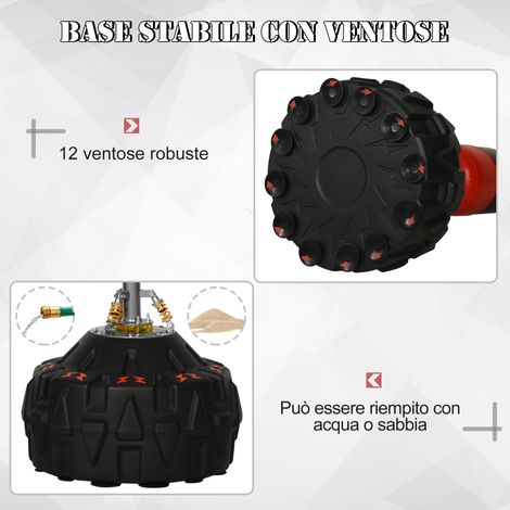 Soporte independiente de 70 pulgadas para saco de boxeo para adultos con base rellenable, resortes absorbentes y ventosas, ideal para entrenamiento profesional en casa. (1/4)