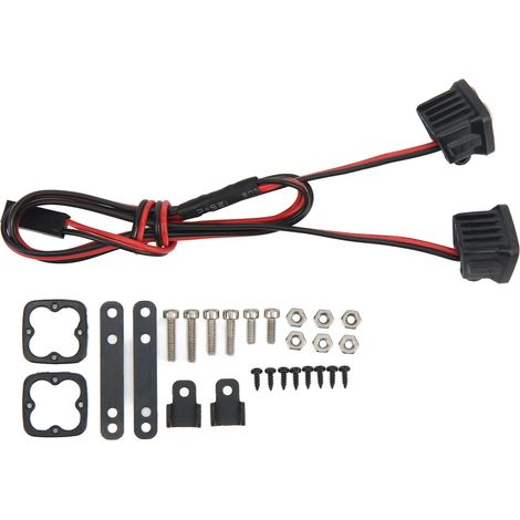 LED-Scheinwerfer und Positionsleuchten für Axial SCX10 90046 1/10 RC Crawler (1/5)