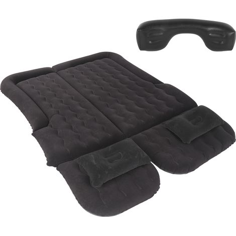 Gonfleur électrique 12V pour matelas gonflable, pompe avec surface floquée, voyage SUV MPV camping-car, noir (1/5)