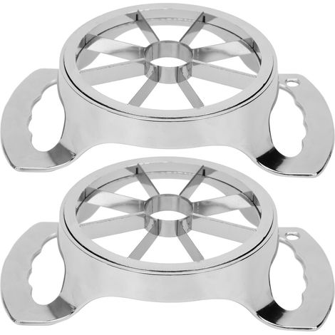Lot de 2 Trancheuses à Fruits en Acier Inoxydable 304, Coupe Rapide Poire, Outil de Cuisine 9cm (1/5)