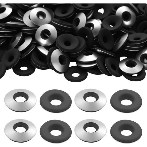 200 Pcs Rondelle Caoutchouc EPDM, M6,3 x 16 mm Rondelles d'étanchéité en Acier Inoxydable, Rondelles Caoutchoucs, Joint Caoutchouc Plat pour Vis de Toiture (1/5)
