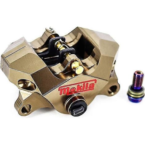 Pompe de frein hydraulique universelle pour moto tout-terrain, étrier de frein arrière droit, accessoires pour voiture électrique - bronze (1/5)