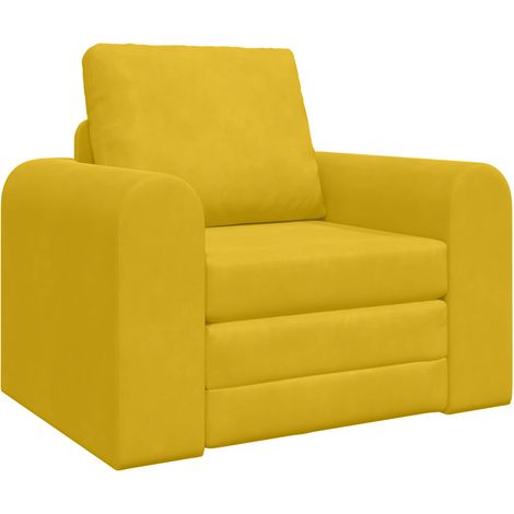 Maison Exclusive - Schlafsofa Gelb 98 x 71 x 83 cm Samt