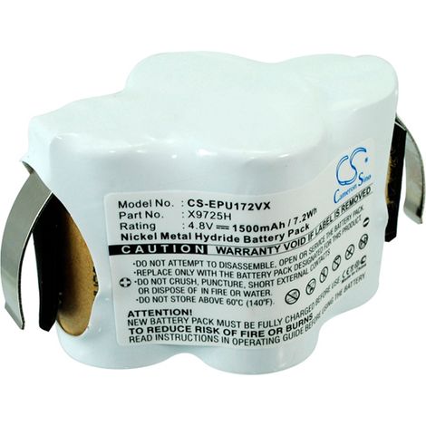 NX - Batterie aspirateur 4.8V 1.5Ah - X9725H