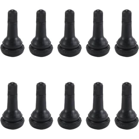 Lot de 10 Tiges De Valve De Pneu en Caoutchouc TR415, Pièce De Rechange pour Jantes sans Chambre À Air (1/5)