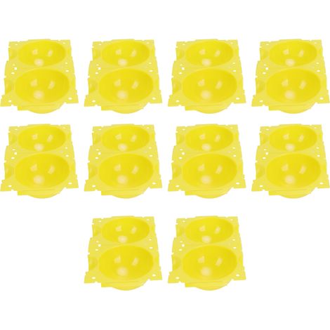 Dispositif réutilisable d'enracinement de plantes, boîte de multiplication par pression, boule de greffage jaune, taille S, lot de 10 (1/5)
