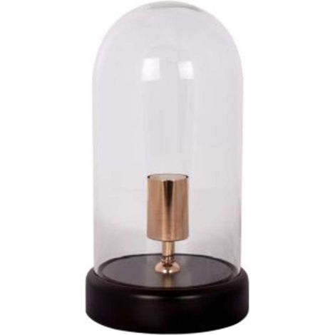 Lampe à Poser en Verre "Ceti" 31cm Transparent (1/3)