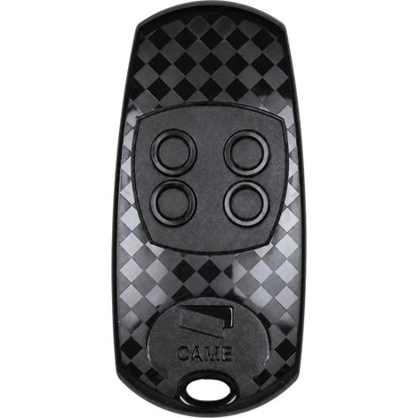 Télécommande CAME TOP434EV 001TOP434EV - Bip portail 4 boutons noirs 433,92 MHz code fixe, compatible AF43S et RE432M, remplacée par la TOP44FGN