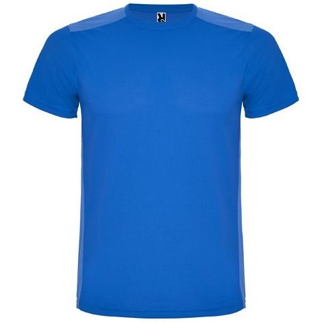 Camiseta deportiva de manga corta combinada en espalda y hombros DETROIT ROLY 4 Royal/Royal Claro (1/3)