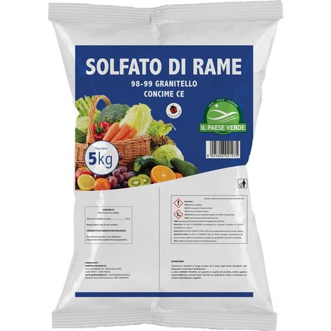 Dünger von Pilzkupfersulfat in Granulat 5 kg Verpackung