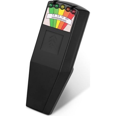 Portable LED EMF Electromagnetic Field Ghost Hunting Detector Paranormal Equipment Tester 50Hz-20000Hz Black (1/4)