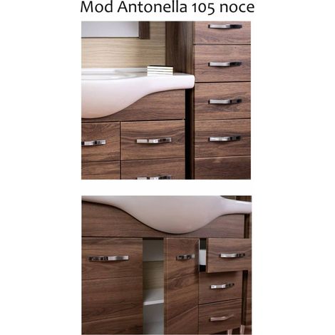 1PZ COLONNA ANTONELLA 2 ANTE + 2 CASSETTI 160 NOCE