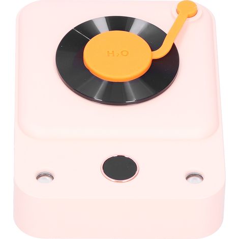 Intelligenter digitaler Luftbefeuchter mit Doppelsprühfunktion, kleinem Nachtlicht und USB-Ladeanschluss, Rosa (1/5)