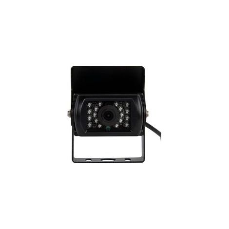 Caméra de recul couleur 120° – Vision nocturne 18 lampes IR – Étanchéité IP67 – Distance de faisceau jusqu'à 15m – Angle réglable 180°