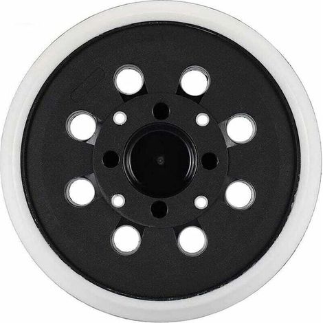 (1 pièce) Patin de ponçage à crochets et boucles de 125 mm compatible avec Bosch PEX 300 AE 400 AE 4000 AE 125 mm (1/4)