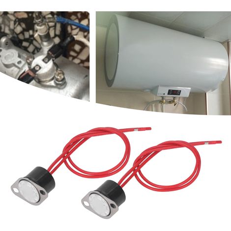 2 interrupteurs de contrôle de température étanches KSD301 et protecteurs de température 250 V 80 °C (1/5)