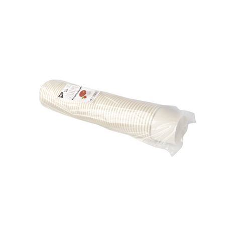 Bicchieri da zuppa di carta Papstar, "To Go", rotondi, 350 ml, diametro 9,9 cm, 7 cm, bianco, 50 pezzi