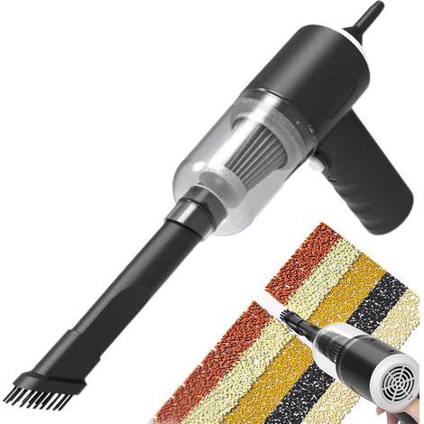 Aspirateur de nettoyage de voiture, aspirateur multifonction portable filtration à haute efficacité, batterie de 1200 mAh avec charge USB, outil de nettoyage pour voiture (1/5)