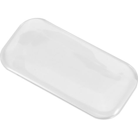 Lot de 5 coussinets en silicone transparent réutilisables pour extension de cils, outil de maquillage épais et doux, support de colle à faux cils. (1/5)