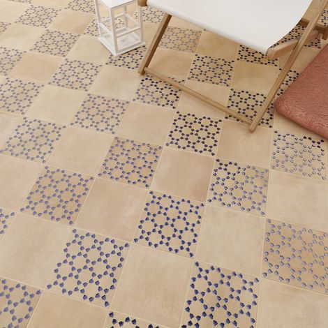Carrelage effet zellige BEJMAT DECOR 15x15cm - Boîte de 0.48 m2 (1/2)