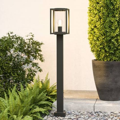 [NEUWERTIG] B-Ware Lucande Wegeleuchte Ferda Gartenleuchte LED anthrazit dimmbar IP44 100cm 16cm (1/2)