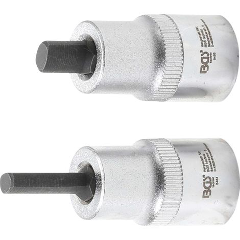 Jeu de douilles d’écartement de serrage de jambe de force 12,5 mm (1/2") 5 x 7 mm & 5,5 x 8,2 mm 2 pièces BGS (1/4)