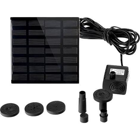 Pompe à eau submersible pour fontaine solaire 150 L-H (1/5)