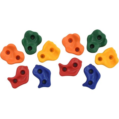Pierres d'escalade 10 pcs Multicolore PE CFW37976