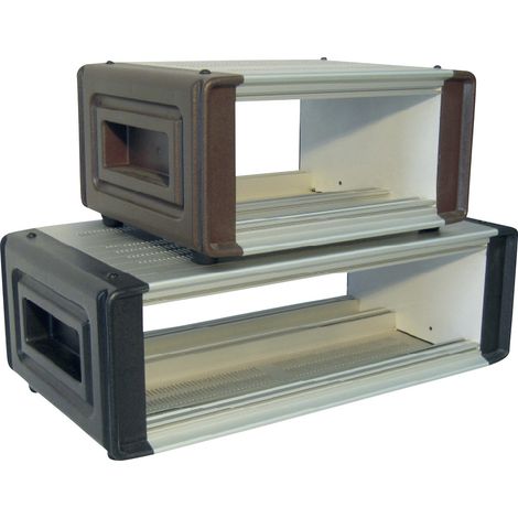 Proma 133 040c Labor-Gehäuse (B x H x T) 280 x 165 x 280 mm Aluminium Aluminium (eloxiert), Braun 1 (1/2)