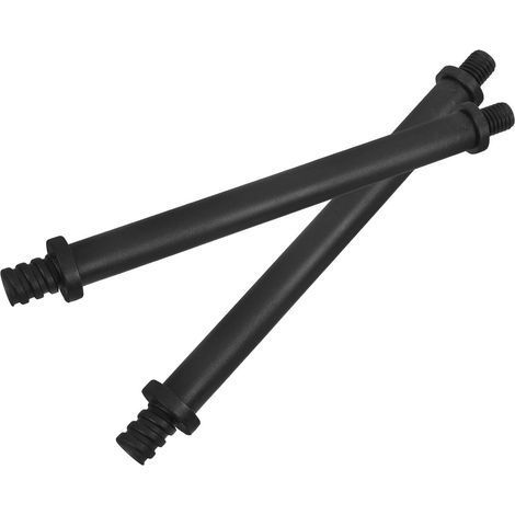 Set di 2 connettori M10 per manico di scopino per WC, manici in plastica da 16,8 cm per riparazione e utilizzo in bagno. (1/5)