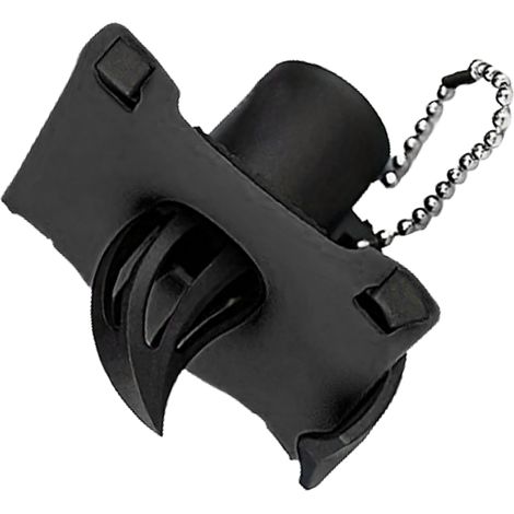 Ouvre-canette portable multifonctionnel et innovant, porte-clés, pour bars et fêtes (noir). (1/5)