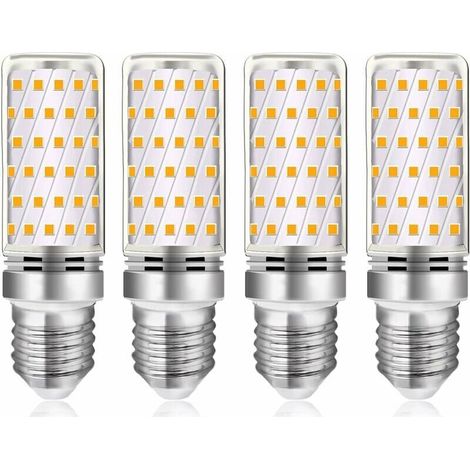 Kaelt - Ampoule LED E27 Mais 12 W blanc froid 6000 K, lumière 360°, équivalent halogène E27 100 W, AC 230 V, éclairage intérieur E27 LED Mais blanc froid, non dimmable, lot de 4 (1/5)