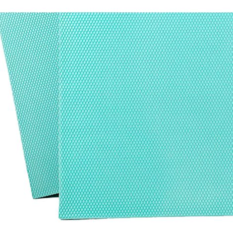 Stehmatte für Sport- und Fitnesstraining, aus weichem, hochelastischem TPE-Material, rutschfest und wasserdicht, Tiffany-Blau, 40x33x5 cm. (1/5)