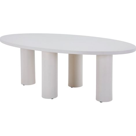 Tavolo da pranzo 8 persone in MDF - Beige - FALYN
