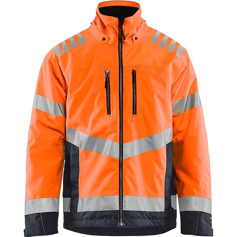 Veste de travail doublée haute visibilité 4780 - Orange fluo/Gris anthracite XXXL