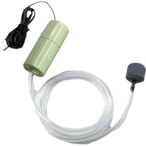 Mini pompe à oxygène silencieuse USB pour aquarium - Charge USB - Pompe à oxygène pour poissons rouges (1/4)