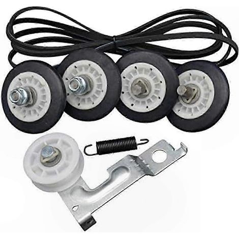 Kit de réparation pour sèche-linge avec poulie de renvoi pour les modèles LG 4581EL2002C et 4400EL2001A - Pièce de rechange (1/5)