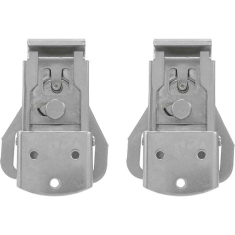 Acier inoxydable à ressort petit loquet de torsion papillon, serrure papillon avec retenue, pour valise (1/5)