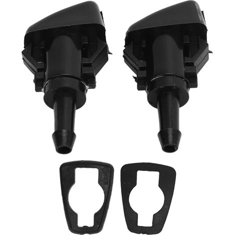 Buse De Lave-Glace - Forme En Ventail - Trou Simple - Matériau ABS - Pour Essuie-Glace Automobile - Lot De 2 (1/5)