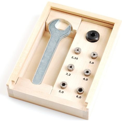 PROXXON Spannzangensatz für Tischbohrmaschine TBH - 28200 (1/2)