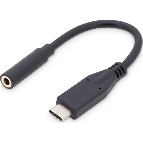 Adaptador USB-C Jack 3,5 mm Digitus by Assmann AK-300321-002-S 20 cm