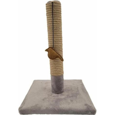 Tyrol Birdy Kratzbaum für Katzen Grau 42 cm Sisal