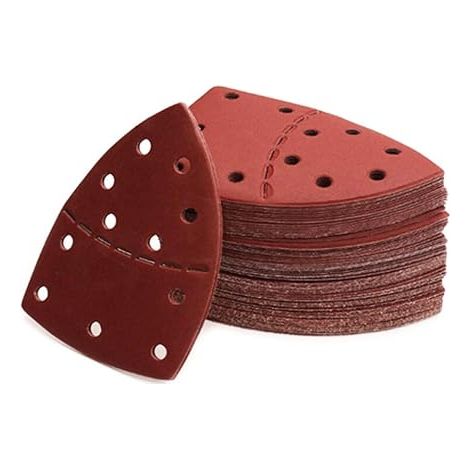 papier ponceuse triangulaire, 11 Trous, Grain 40/60/80/120/180/240/400/600,Triangles de Ponçage,papier abrasif pour ponceuse pour PSM 100A /PSM 200 AES/PSM 18 (1/5)