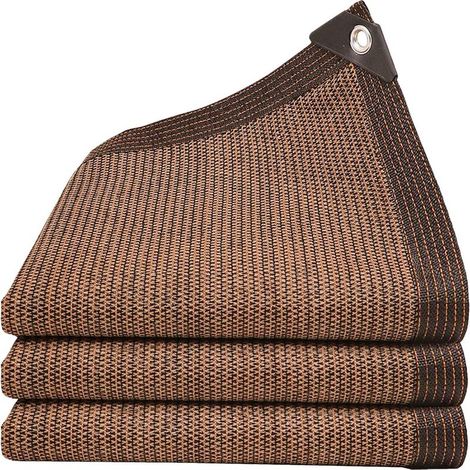 Filet d'ombrage 95 % à œillets protection solaire pour jardin, pergola, plantes de patio, serre, poulailler, extérieur [2 x 2 m] (1/5)
