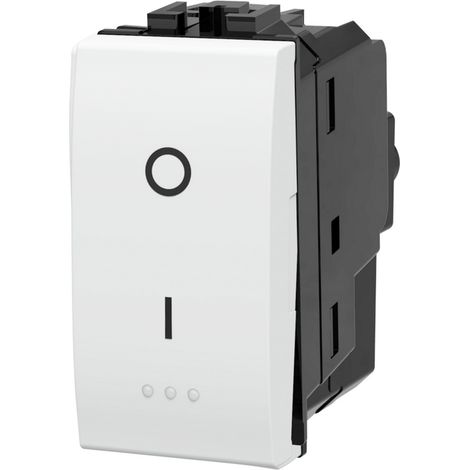Interruttore bipolare 20A bianco compatibile anche con BTicino Livinglight